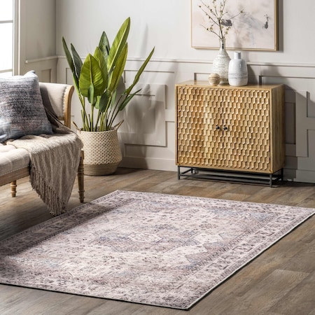Nuloom Sharyn Traditional Vintage Cotton Area Rug 4ft x 6ft RZGL04A-406